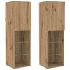 vidaXL Ensemble meuble TV 6 pcs chêne artisanal Bois d'ingénierie