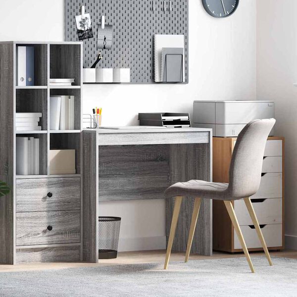 vidaXL Bureau Gris Sonoma 80 x 50 x 76 cm