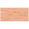vidaXL Dessus de bureau 115x55x2,5 cm bois massif de h&ecirc;tre