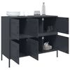 vidaXL Buffet anthracite 100,5x39x79 cm acier