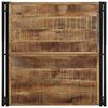 vidaXL Table basse 80x80x35 cm bois de manguier massif brut