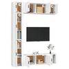 vidaXL Ensemble de meubles TV 7 pcs Blanc Bois d'ingénierie