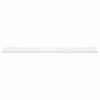 vidaXL &Eacute;tag&egrave;re flottante 2 pcs Blanc 100 x 18 x 2,5 cm Acier