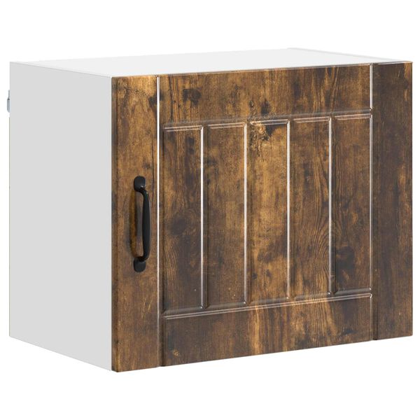 vidaXL Armoire de cuisine Ch&ecirc;ne fum&eacute; 50 x 31 x 40 cm Bois d'ing&eacute;nierie