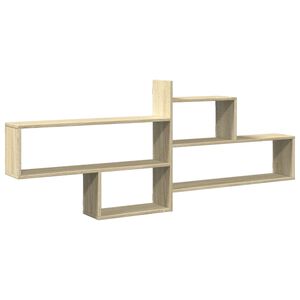 vidaXL &Eacute;tag&egrave;re murale ch&ecirc;ne sonoma 167,5x18x68 cm bois d'ing&eacute;nierie