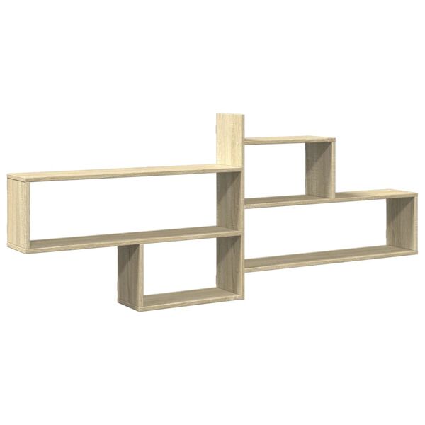 vidaXL Étagère murale chêne sonoma 167,5x18x68 cm bois d'ingénierie