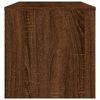 vidaXL Meuble TV chêne marron 120x34x37 cm bois d'ingénierie