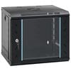 vidaXL Armoire r&eacute;seau avec stockage Noir 53 x 45 x 45 cm Acier