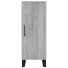 vidaXL Buffet Sonoma gris 34,5x34x90 cm Bois d'ingénierie