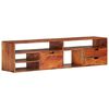 vidaXL Meuble TV 140x30x35 cm Bois d'acacia massif