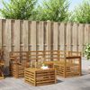 vidaXL Ensemble de canap&eacute;s d'ext&eacute;rieur 5 pcs Naturel