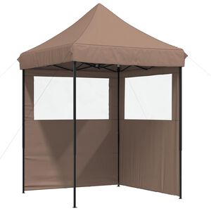 vidaXL Tente de f&ecirc;te Marron 200 x 200 x 306 cm Tissu Oxford