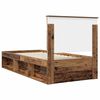 vidaXL Cadre de lit Bois ancien 90 x 200 cm Bois de pin massif