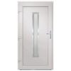 vidaXL Porte d'entr&eacute;e anthracite 98x200 cm PVC