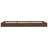 vidaXL Cadre de lit sans matelas ch&ecirc;ne marron 75x190cm bois ing&eacute;nierie