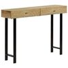 vidaXL Table console Bois de manguier massif 102x30x79 cm