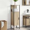 vidaXL Cabinet de salle de bain avec &eacute;tag&egrave;re Beige 33 x 33 x 120,5 cm