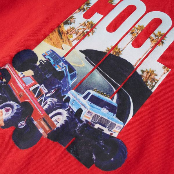 T-shirt pour enfants rouge 140