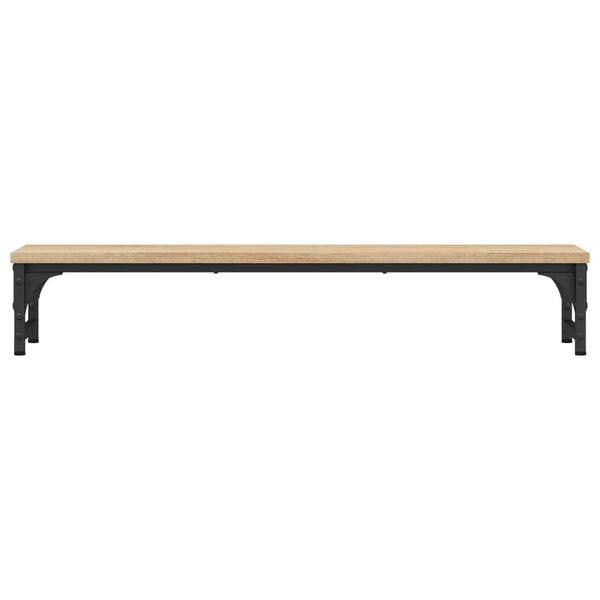 vidaXL Support de moniteur ch&ecirc;ne sonoma 85x23x15,5cm bois d'ing&eacute;nierie