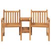 vidaXL Chaises de Jardin Marron 152 x 63 x 89 cm Bois de teck solide
