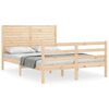 vidaXL Cadre de lit sans matelas 120x200 cm bois massif