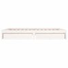 vidaXL Cadre de lit sans matelas avec tiroirs blanc 160x200 cm
