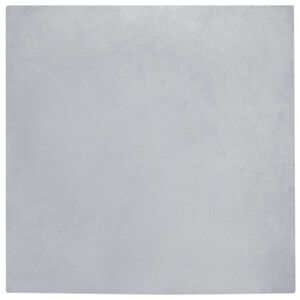 vidaXL Tapis en Fourrure Synth&eacute;tique de Lapin Olite Gris 200 x 200 cm