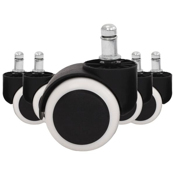 vidaXL Roulettes pour fauteuil de bureau lot de 5