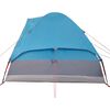 vidaXL Tente de camping &agrave; d&ocirc;me 4 personnes bleu imperm&eacute;able