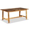 vidaXL Table de salle &agrave; manger Bois de r&eacute;cup&eacute;ration massif 180 cm