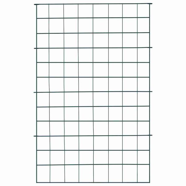 vidaXL Ensemble de clôture de jardin 8 pcs Vert 50 x 80 cm Acier