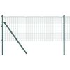 vidaXL Cl&ocirc;ture en fil soud&eacute; pour sol 25 x 0,8 m (l x h)