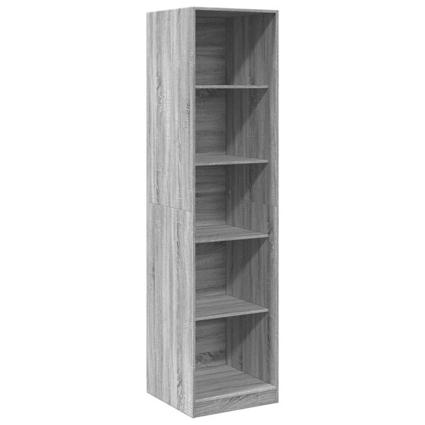 vidaXL Garde-robe gris sonoma 50x50x200 cm bois d'ingénierie