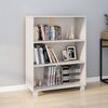 vidaXL Biblioth&egrave;que HAMAR Blanc 85x35x112 cm Bois de pin massif