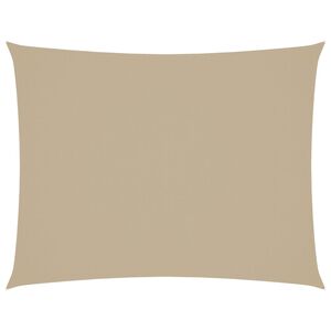 vidaXL Voile de parasol tissu oxford rectangulaire 3x6 m beige