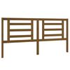 vidaXL T&ecirc;te de lit Marron miel 186x4x100 cm Bois de pin massif