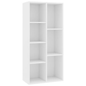 vidaXL Biblioth&egrave;que Blanc 50x25x106 cm Bois d'ing&eacute;nierie