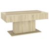 vidaXL Table basse ch&ecirc;ne sonoma 96x50x45 cm bois d'ing&eacute;nierie
