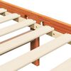 vidaXL Cadre de lit Cire marron 205,5 x 185,5 x 100 cm
