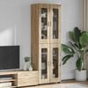 vidaXL Haut Armoire avec &eacute;tag&egrave;re FLORIN Ch&ecirc;ne Sonoma 60 x 35 x 182 cm