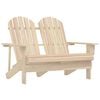 vidaXL Chaise de jardin Adirondack 2 places bois de sapin massif