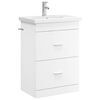 vidaXL Ensemble de mobilier de salle de bain Blanc 61 x 40 x 84,5 cm