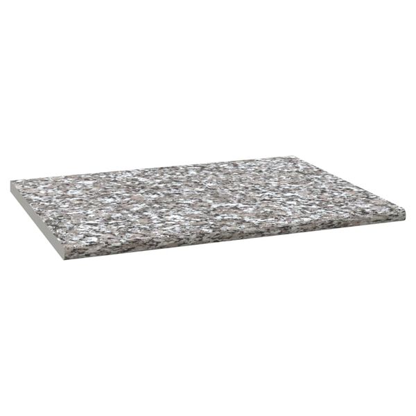 vidaXL Comptoir de cuisine Gris avec texture 80x60x2,8 cm Agglom&eacute;r&eacute;