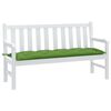 vidaXL Coussin de banc de jardin vert m&eacute;lang&eacute; 150x50x7 cm tissu