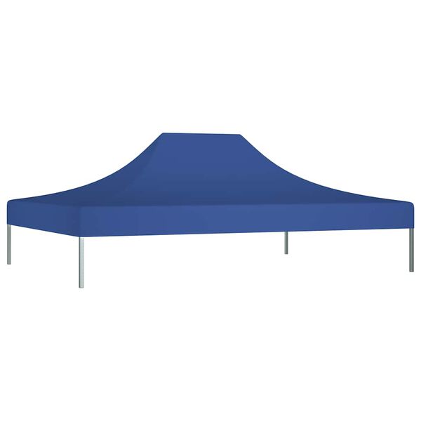 vidaXL Toit de tente de réception 4x3 m Bleu 270 g/m²