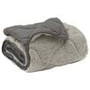 vidaXL Duvet complet toute l'ann&eacute;e Matelass&eacute; Gris clair 200 x 220 cm