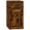 vidaXL Armoire latérale avec tiroir chêne fumé 40x50x75 cm