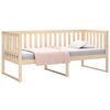 vidaXL Lit de jour sans matelas 90x190 cm bois de pin massif