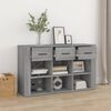vidaXL Buffet Sonoma gris 100x30x59,5 cm Bois d'ingénierie