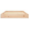 vidaXL Lit pour chien 91,5x64x9 cm Bois de pin solide